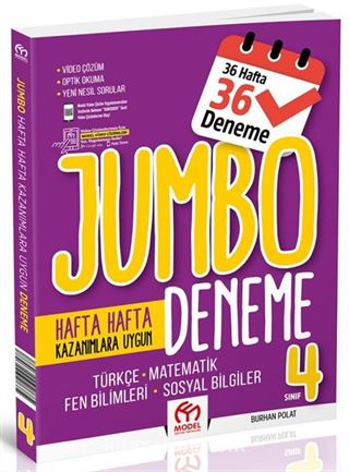 4. Sınıf Jumbo Tüm Dersler Deneme