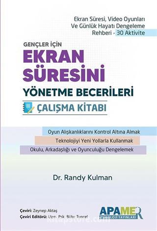 Ekran Süresini Yönetme Becerileri Çalışma Kitabı