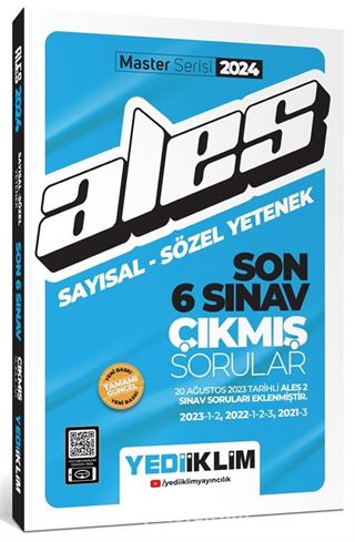 2024 ALES Sayısal - Sözel Yetenek Son 6 Sınav Çıkmış Sorular