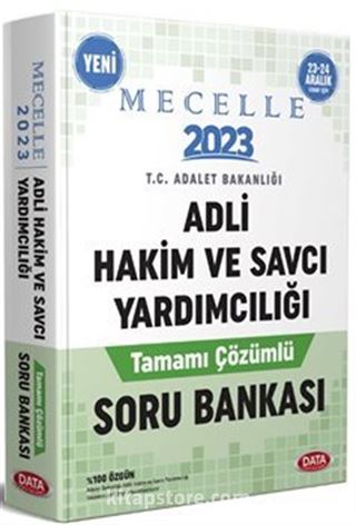 Mecelle Adli Hakim ve Savcı Yardımcılığı Tamamı Çözümlü Soru Bankası