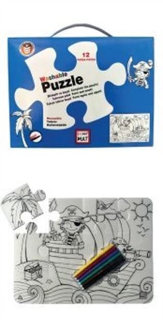 Funny Mat Washable Puzzle - Korsan Adası