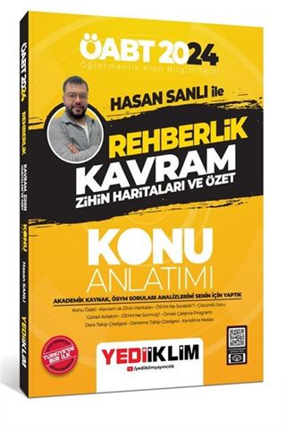 2024 ÖABT Hasan Sanlı İle Rehberlik Kavram Zihin Haritaları Ve Özet Konu Anlatımı