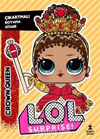 L.O.L. Surprıse! Crown Queen Çıkartmalı Boyama Kitabı