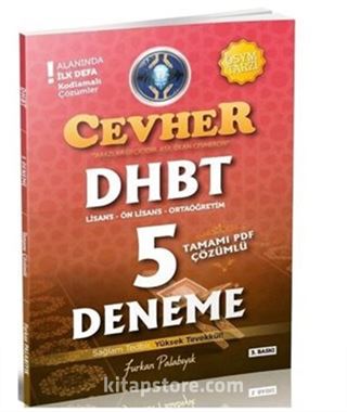 DHBT Cevher 5 Deneme PDF Çözümlü