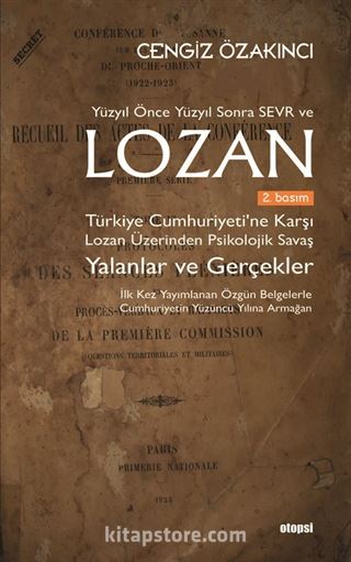 Yüzyıl Önce Yüzyıl Sonra Sevr ve Lozan