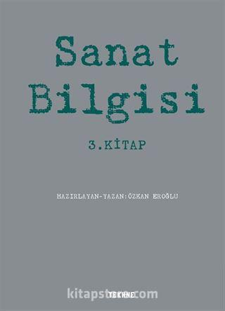 Sanat Bilgisi 3. Kitap