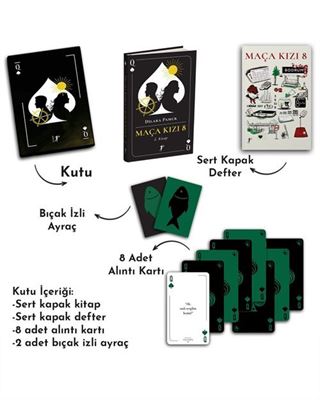 Maça Kızı 8 (2. Kitap) (Ciltli-Kutulu Set)