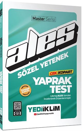 2024 ALES Sözel Yetenek Çek Kopart Yaprak Test