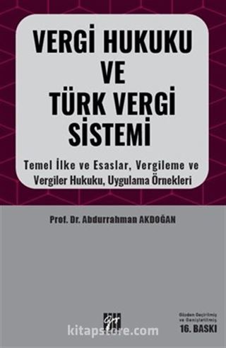 Vergi Hukuku ve Türk Vergi Sistemi