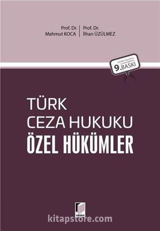 Türk Ceza Hukuku Özel Hükümler