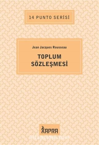 Toplum Sözleşmesi / 14 Punto Serisi