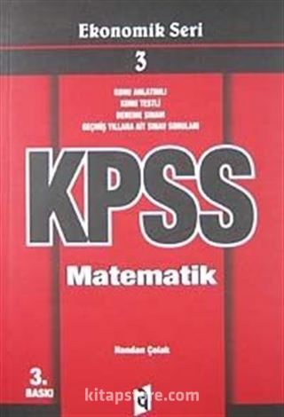 KPSS Ekonomik Seri 3 'Matematik'