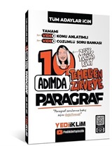 Tüm Adaylar İçin 10 Adımda Paragraf Video Konu Anlatımlı ve Video Çözümlü Soru Bankası