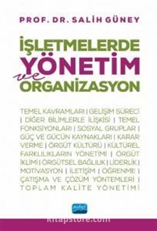 İşletmelerde Yönetim ve Organizasyon