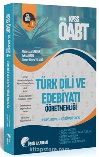 ÖABT Türk Dili ve Edebiyatı 4. Kitap Alan Eğitimi Konu Anlatımlı Soru Bankası