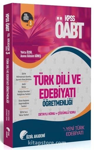 ÖABT Türk Dili ve Edebiyatı 3. Kitap Yeni Türk Edebiyatı Konu Anlatımlı Soru Bankası