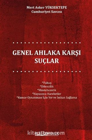 Genel Ahlaka Karşı Suçlar