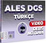 2024 ALES DGS Türkçe Video Ders Notları