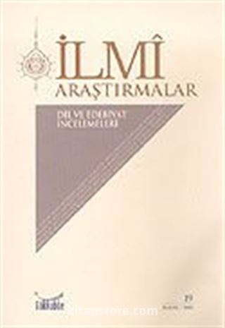 Bahar-2005 Sayı 19 / İlmi Araştırmalar Dil ve Edebiyat İncelemeleri Dergisi