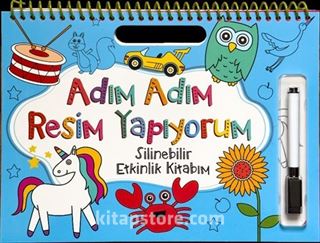 Adım Adım Resim Yapıyorum (Mavi)