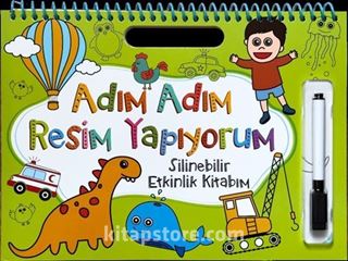 Adım Adım Resim Yapıyorum (Yeşil)