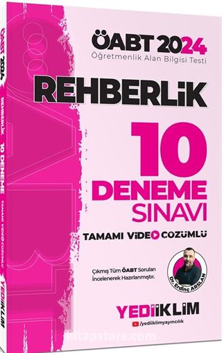 2024 ÖABT Rehberlik Tamamı Video Çözümlü 10 Deneme Sınavı