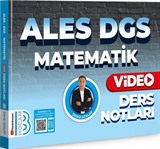 2024 ALES DGS Matematik Video Ders Notları