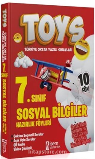 2024 İsem Toys 7. Sınıf Sosyal Bilgiler Hazırlık Föyleri