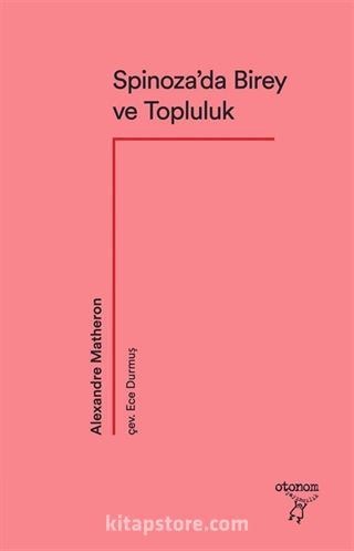 Spinoza'da Birey ve Topluluk