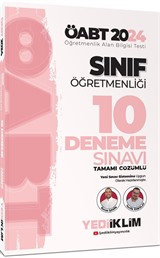 2024 ÖABT Sınıf Öğretmenliği Tamamı Çözümlü 10 Deneme Sınavı