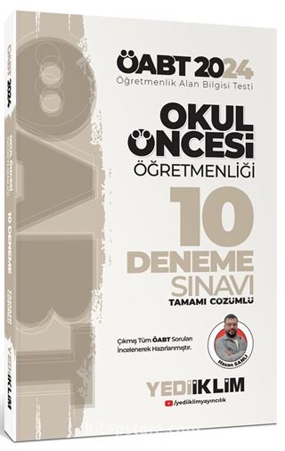 2024 ÖABT Okul Öncesi Öğretmenliği Tamamı Çözümlü 10 Deneme