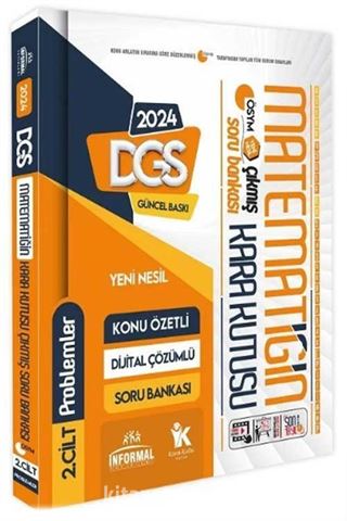 2024 DGS Matematiğin Kara Kutusu (2. Cilt) (Problemler)