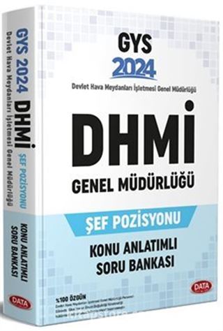 Devlet Hava Meydanları İşletmesi Genel Müdürlüğü DHMİ Şef Pozisyonu Konu Anlatımlı Soru Bankası