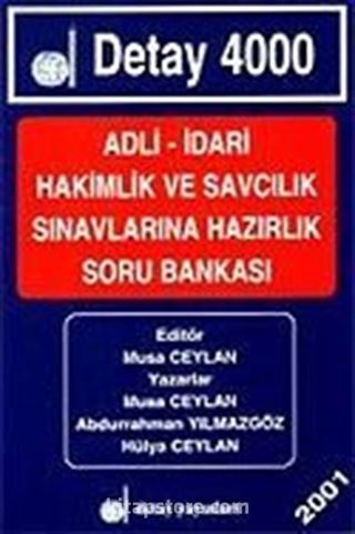 Adli-İdari Hakimlik ve Savcılık Sınavlarına Hazırlık Soru Bankası