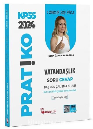 2024 KPSS Vatandaşlık Pratiko Soru Cevap Çalışma Kitabı