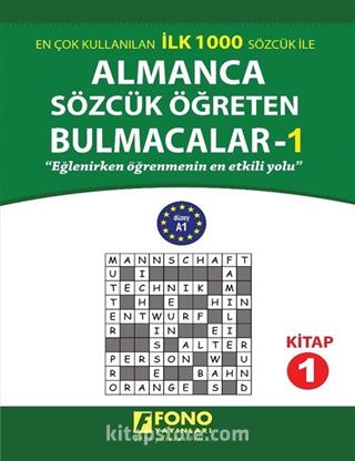 Almanca Sözlük Öğreten Bulmacalar