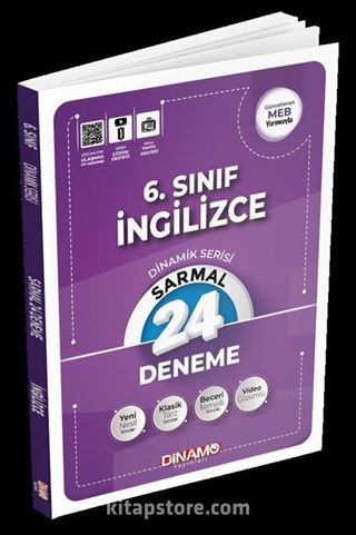 6. Sınıf İngilizce 24'lü Sarmal Deneme