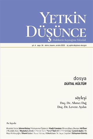 Yetkin Düşünce: 24. Sayı Ekim-Kasım-Aralık 2023