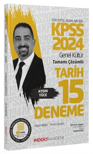 2024 KPSS Genel Kültür Tamamı Çözümlü Tarih 15 Deneme