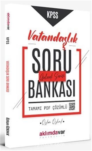 KPSS Vatandaşlık Soru Bankası Tamamı PDF Çözümlü