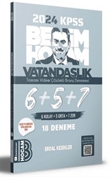 2024 KPSS Vatandaşlık Tamamı Çözümlü 6+5+7 Deneme