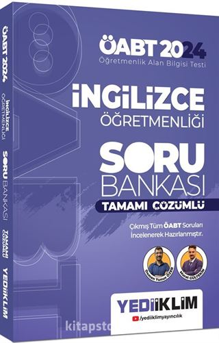 2024 ÖABT İngilizce Öğretmenliği Tamamı Çözümlü Soru Bankası