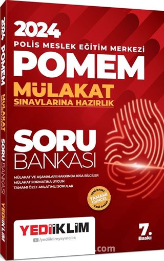 2024 POMEM Mülakat Sınavlarına Hazırlık Soru Bankası