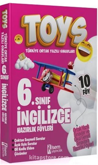 2024 Toys 6. Sınıf İngilizce Hazırlık Föyleri