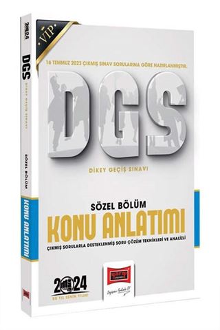 2024 DGS Vip Sözel Bölüm Konu Anlatımı