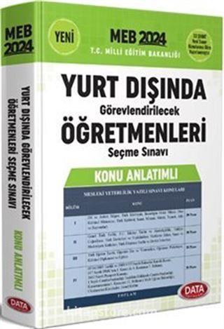 2024 Milli Eğitim Bakanlığı Yurt Dışında Görevlendirilecek Öğretmenleri Seçme Sınavı Konu Anlatımlı