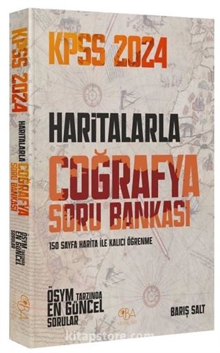 2024 KPSS Haritalarla Coğrafya Soru Bankası