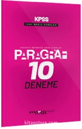 2025 KPSS-DGS-ALES Paragraf Yeni Nesil 10 Deneme