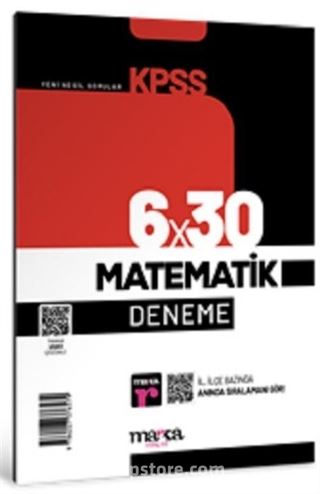 2025 KPSS Matematik 6x30 Deneme Tamamı Video Çözümlü