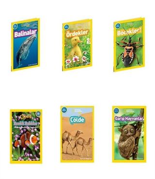 National Geographic Kids Okul Öncesi Serisi (6 Kitap)